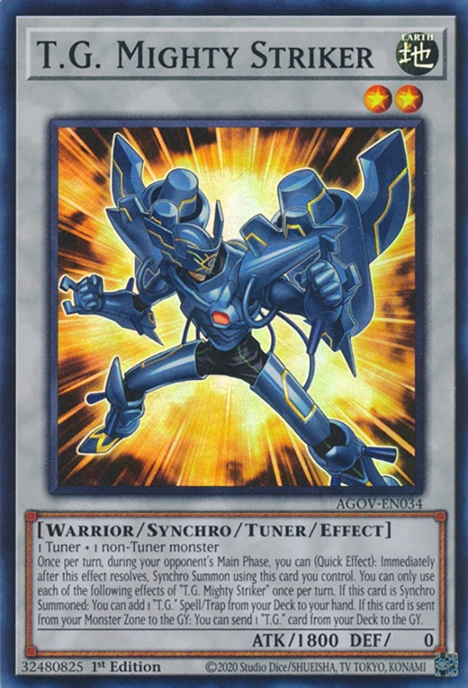 Image for T.G. Mighty Striker (Age of Overlord) (AGOV-EN034) - YuGiOh
