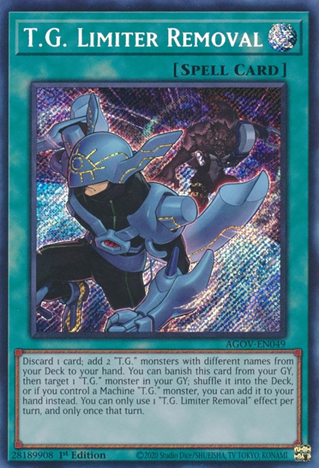 Image for T.G. Limiter Removal (Age of Overlord) (AGOV-EN049) - YuGiOh