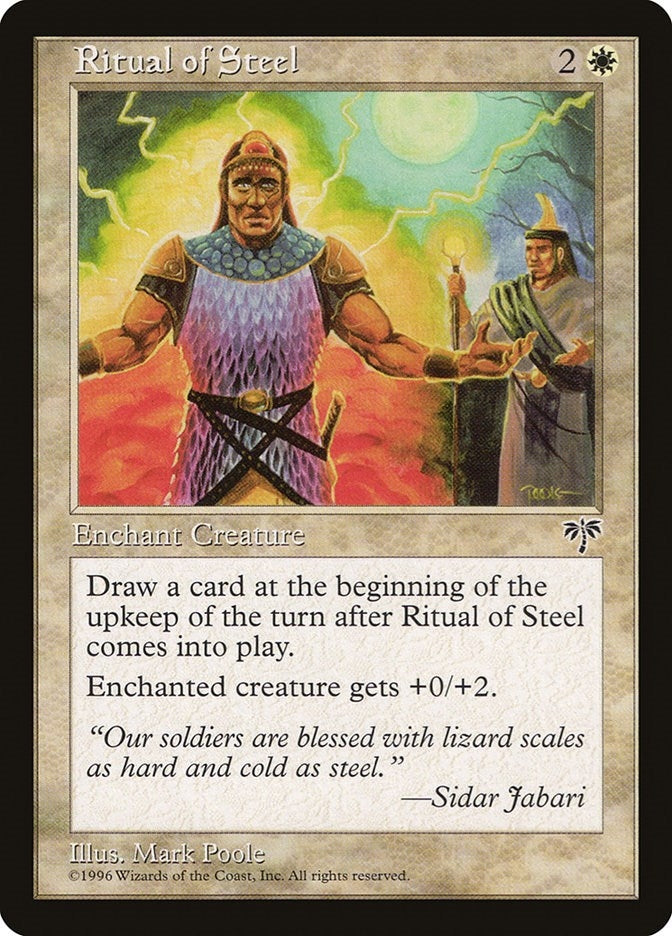 Image for Ritual of Steel (Mirage) - Magic: The Gathering