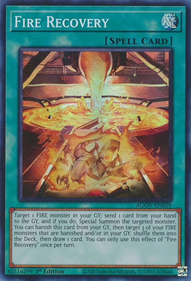 Image for Fire Recovery (Age of Overlord) (AGOV-EN059) - YuGiOh