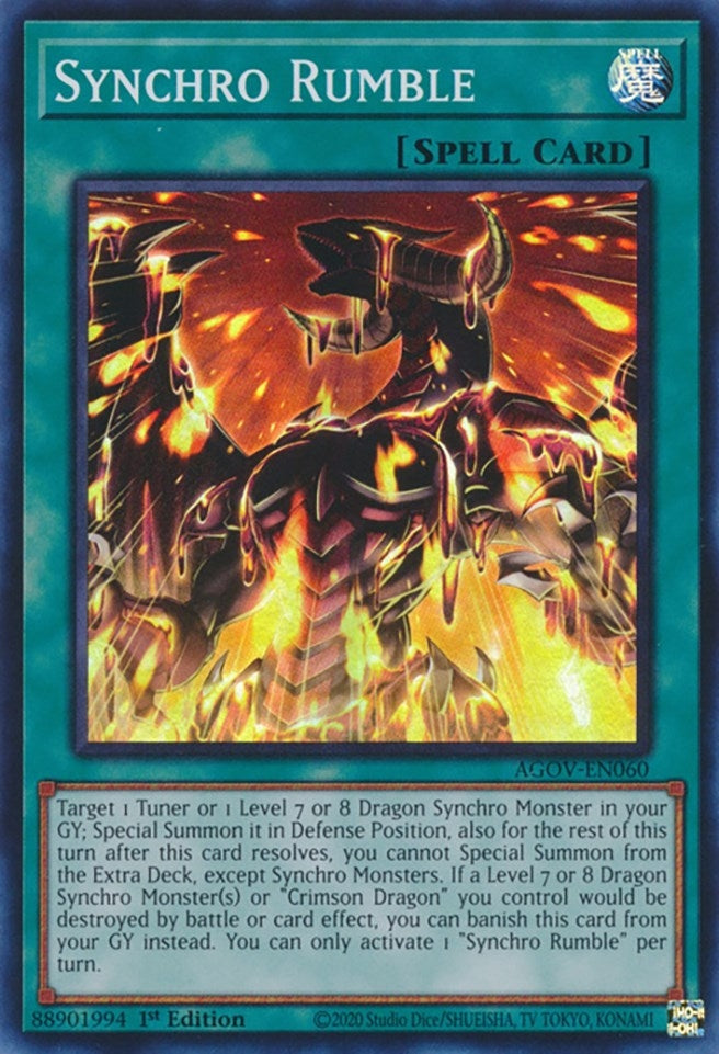 Image for Synchro Rumble (Age of Overlord) (AGOV-EN060) - YuGiOh