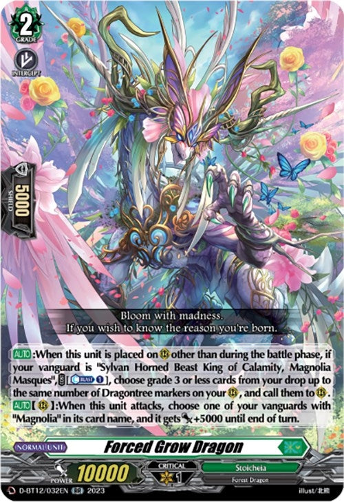 Image for Forced Grow Dragon (D-BT12: Evenfall Onslaught) (D-BT12/032EN) - Cardfight Vanguard
