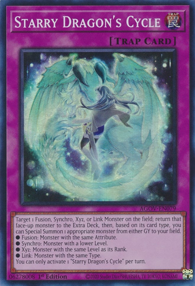 Image for Starry Dragon's Cycle (Age of Overlord) (AGOV-EN079) - YuGiOh