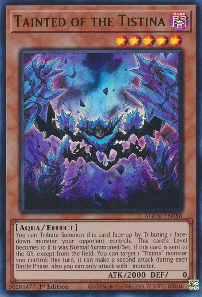 Image for Tainted of the Tistina (Age of Overlord) (AGOV-EN088) - YuGiOh