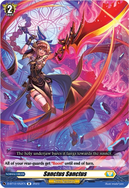 Image for Sanctus Sanctus (D-BT12: Evenfall Onslaught) (D-BT12/052EN) - Cardfight Vanguard