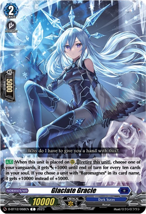 Image for Glaciate Gracie (D-BT12: Evenfall Onslaught) (D-BT12/068EN) - Cardfight Vanguard