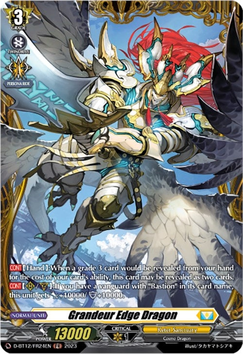 Image for Grandeur Edge Dragon (FR) (D-BT12: Evenfall Onslaught) (D-BT12/FR24EN) - Cardfight Vanguard