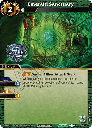 Image for Emerald Sanctuary (Championship Pack 2023 Vol. 3) (Launch & Event Promos) (BSS03-114) - Battle Spirits Saga