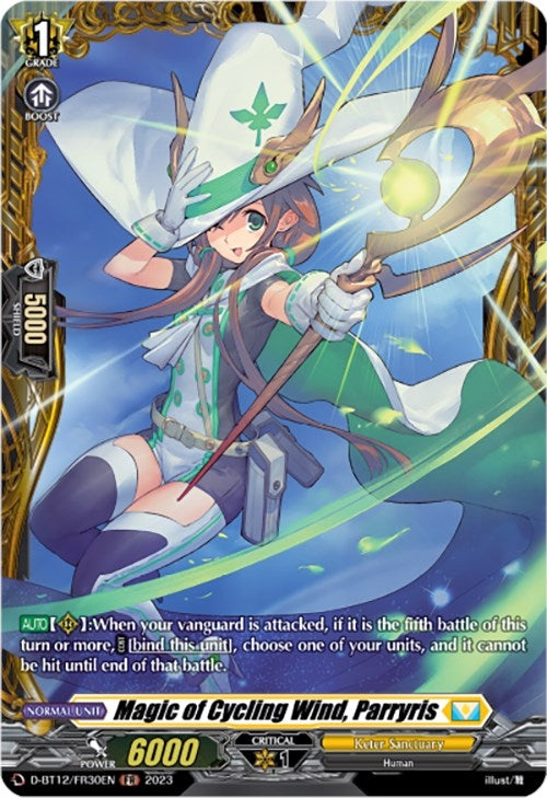 Image for Magic of Cycling Wind, Parryris (FR) (D-BT12: Evenfall Onslaught) (D-BT12/FR30EN) - Cardfight Vanguard