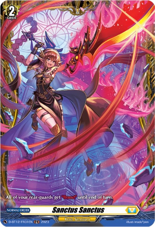Image for Sanctus Sanctus (FR) (D-BT12: Evenfall Onslaught) (D-BT12/FR31EN) - Cardfight Vanguard