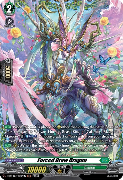 Image for Forced Grow Dragon (FR) (D-BT12: Evenfall Onslaught) (D-BT12/FR32EN) - Cardfight Vanguard