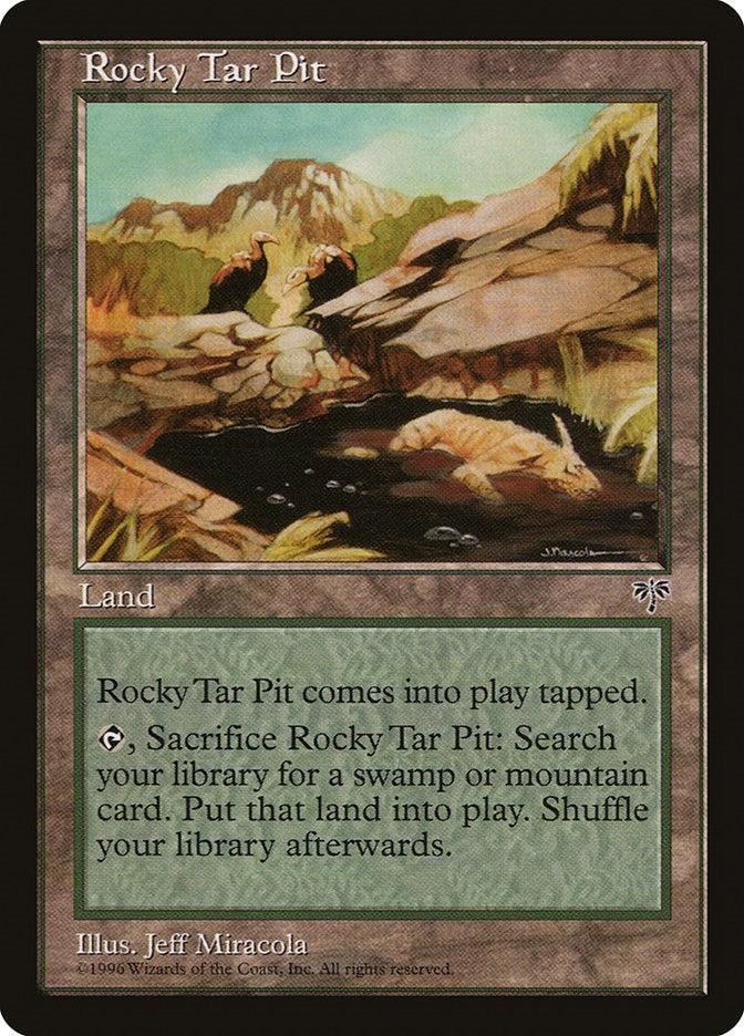 Image for Rocky Tar Pit (Mirage) - Magic: The Gathering