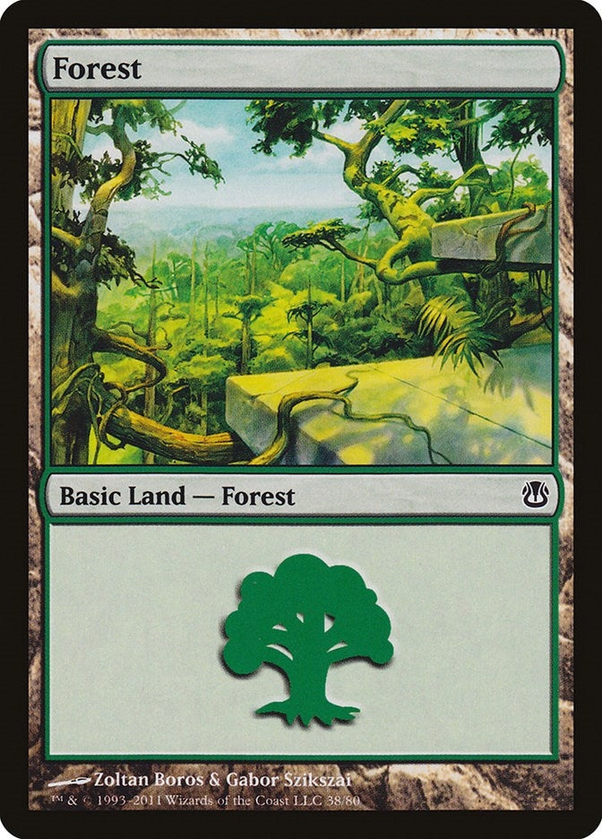 Image for Forest (38) (Duel Decks: Ajani vs. Nicol Bolas) (38) - Magic: The Gathering