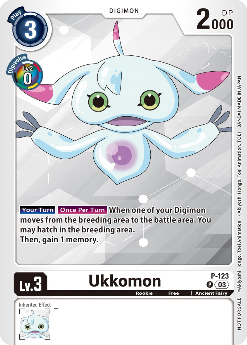 Image for Ukkomon - P-123 (NYCC 2023 Demo Deck) - Digimon Card Game