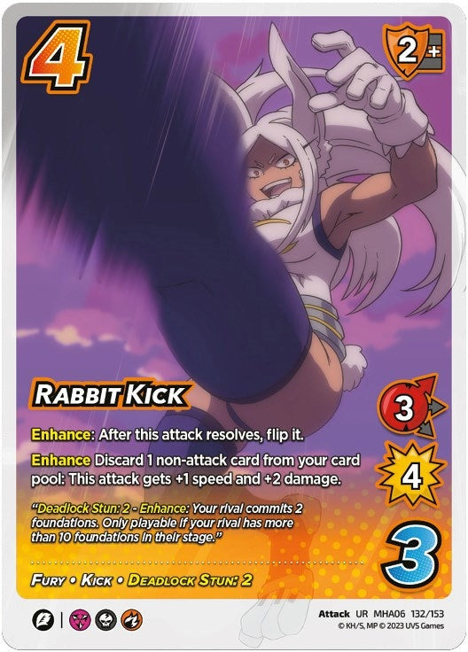 Image for Rabbit Kick (UniVersus: My Hero Academia: Jet Burn) (132/153) - UniVersus