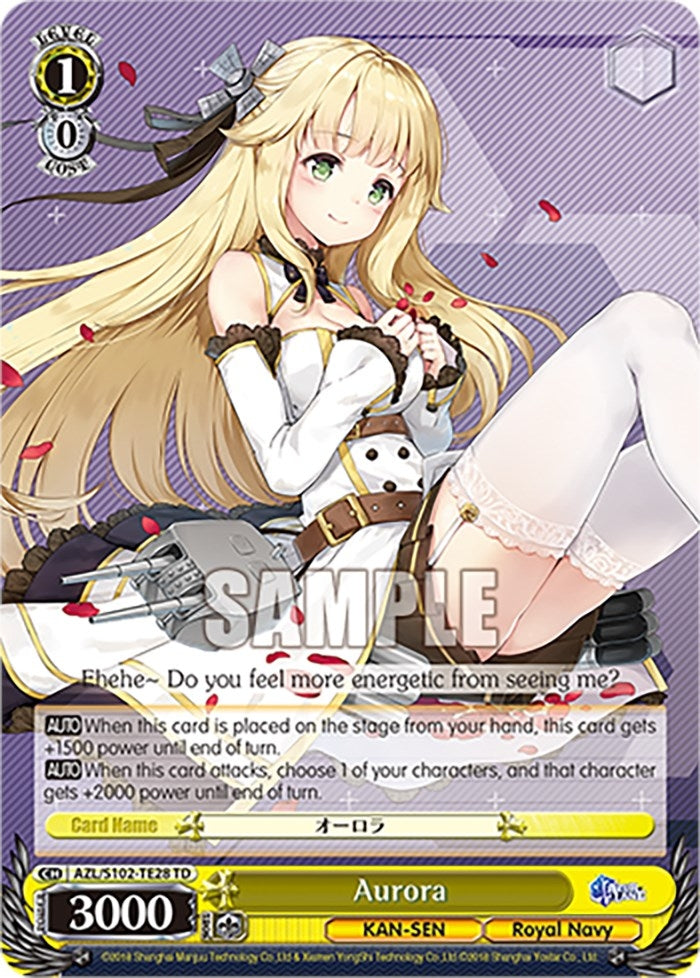 Image for Aurora (Azur Lane) (AZL/S102-TE28 TD) - Weiss Schwarz
