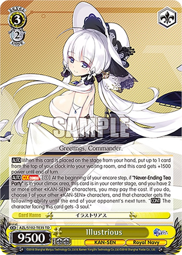 Image for Illustrious (Azur Lane) (AZL/S102-TE35 TD) - Weiss Schwarz