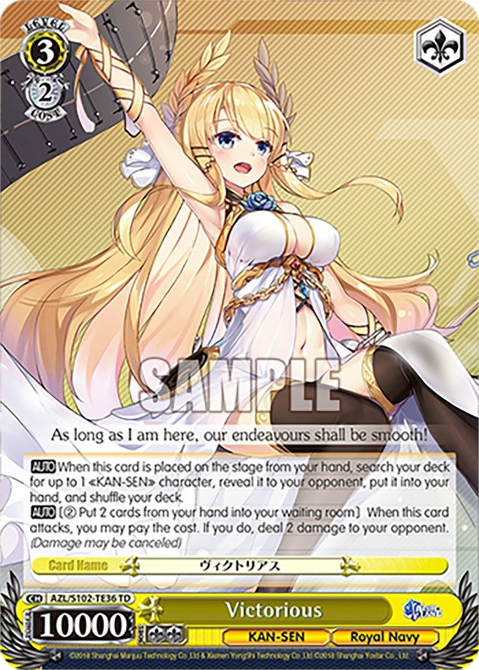 Image for Victorious (Azur Lane) (AZL/S102-TE36 TD) - Weiss Schwarz