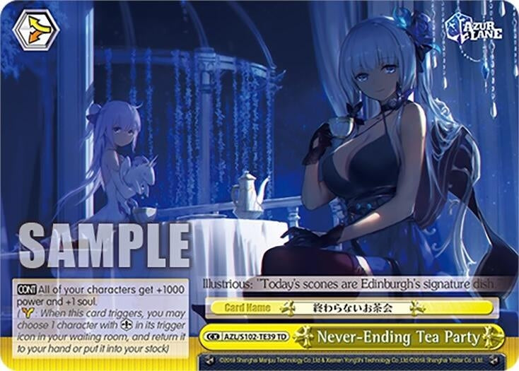 Image for Never-Ending Tea Party (Azur Lane) (AZL/S102-TE39 TD) - Weiss Schwarz