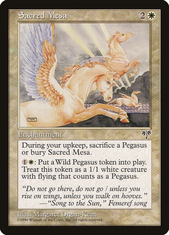 Image for Sacred Mesa (Mirage) - Magic: The Gathering