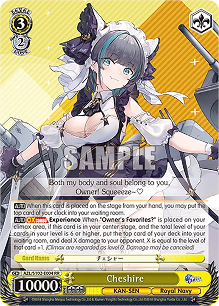 Image for Cheshire (Azur Lane) (AZL/S102-E004 RR) - Weiss Schwarz