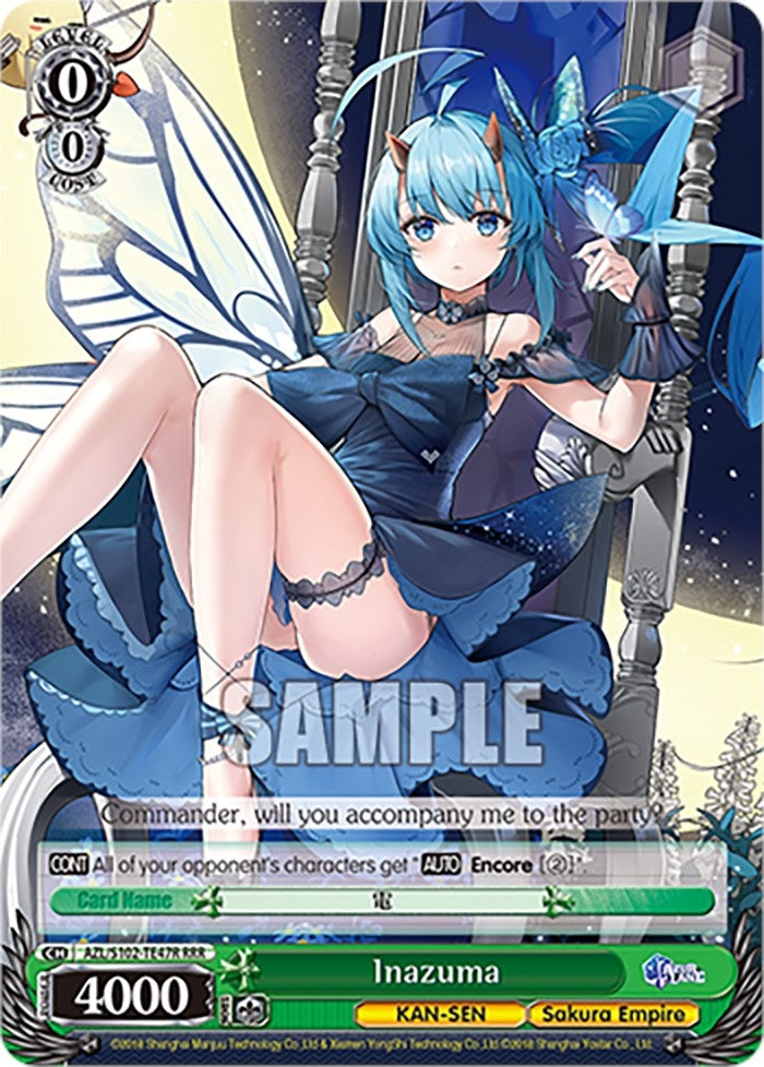 Image for Inazuma (RRR) (Azur Lane) (AZL/S102-TE47R RRR) - Weiss Schwarz