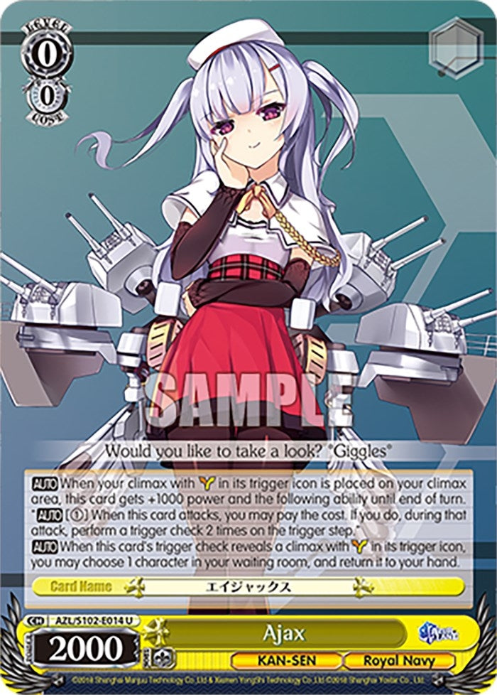 Image for Ajax (Azur Lane) (AZL/S102-E014 U) - Weiss Schwarz