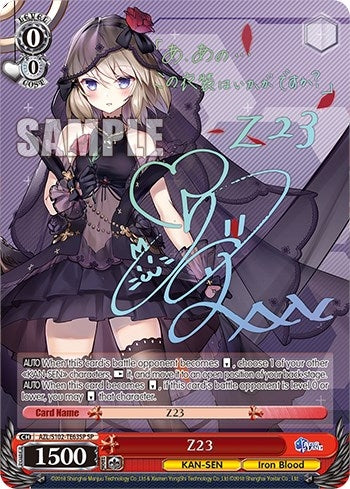 Image for Z23 (SP) (Gold Signature) (Azur Lane) (AZL/S102-TE63SP SP) - Weiss Schwarz