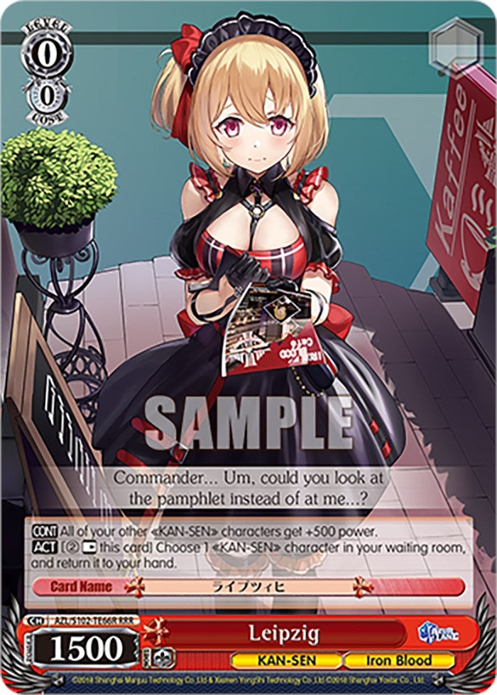 Image for Leipzig (RRR) (Azur Lane) (AZL/S102-TE66R RRR) - Weiss Schwarz