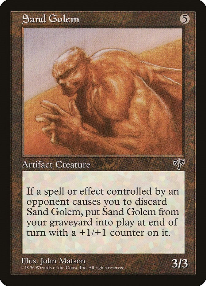Image for Sand Golem (Mirage) - Magic: The Gathering