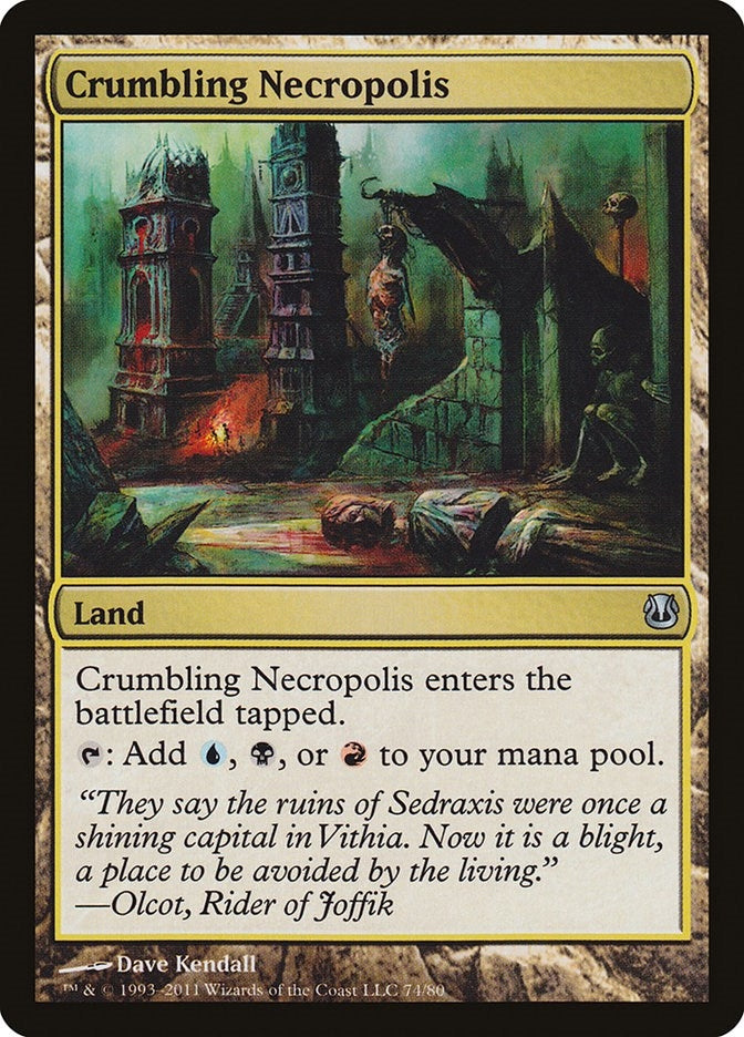 Image for Crumbling Necropolis (Duel Decks: Ajani vs. Nicol Bolas) (74) - Magic: The Gathering