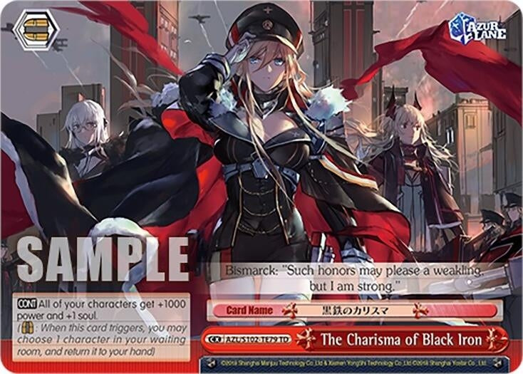 Image for The Charisma of Black Iron (Azur Lane) (AZL/S102-TE79 TD) - Weiss Schwarz