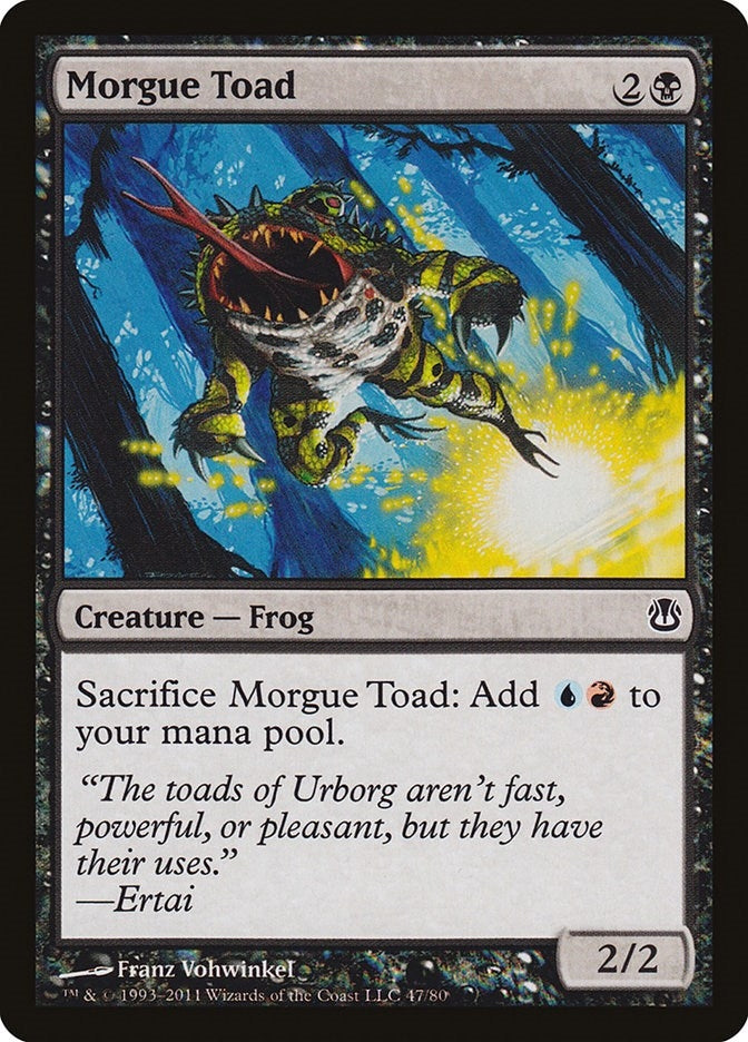 Image for Morgue Toad (Duel Decks: Ajani vs. Nicol Bolas) (47) - Magic: The Gathering