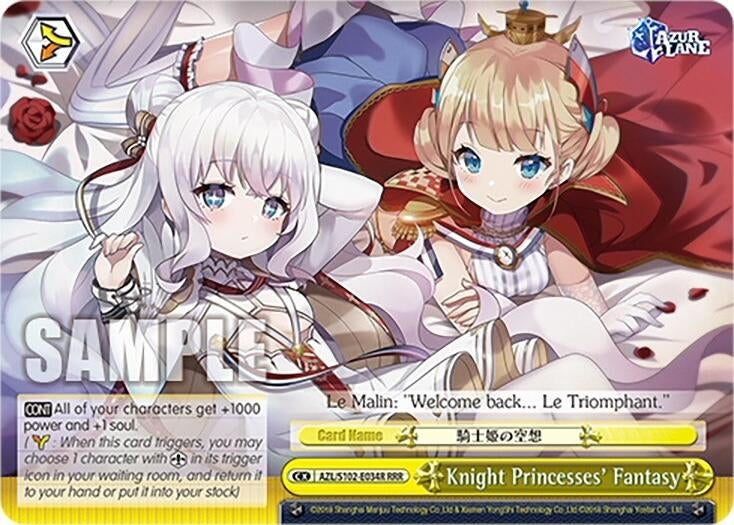 Image for Knight Princesses' Fantasy (RRR) (Azur Lane) (AZL/S102-E034R RRR) - Weiss Schwarz
