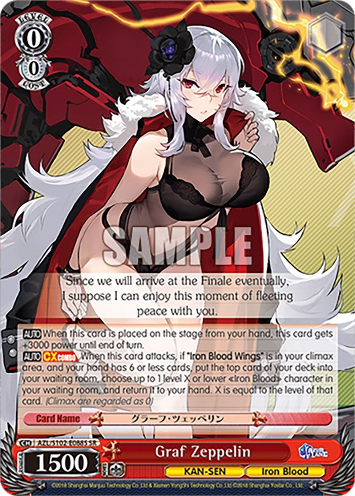 Image for Graf Zeppelin (SR) (Azur Lane) (AZL/S102-E088S SR) - Weiss Schwarz