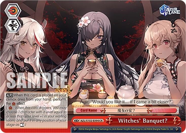 Image for Witches' Banquet? (Azur Lane) (AZL/S102-E094 CR) - Weiss Schwarz