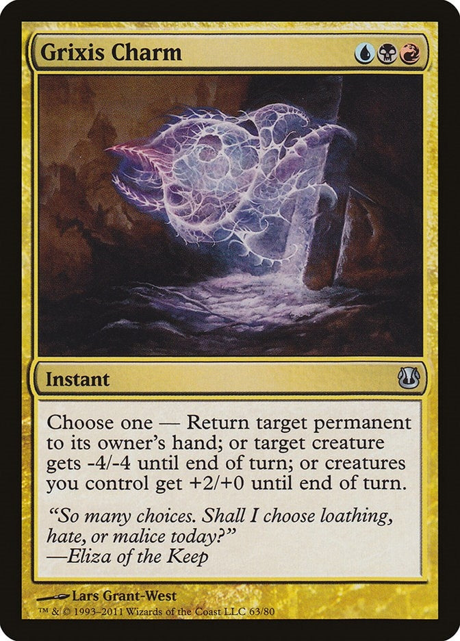 Image for Grixis Charm (Duel Decks: Ajani vs. Nicol Bolas) (63) - Magic: The Gathering