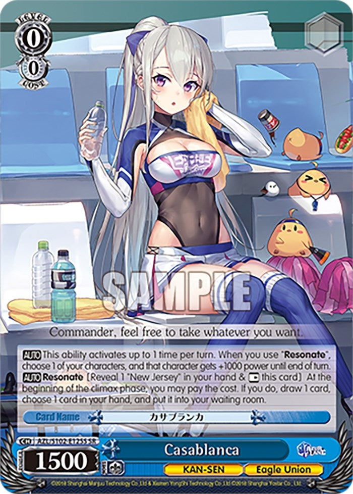 Image for Casablanca (SR) (Azur Lane) (AZL/S102-E125S SR) - Weiss Schwarz