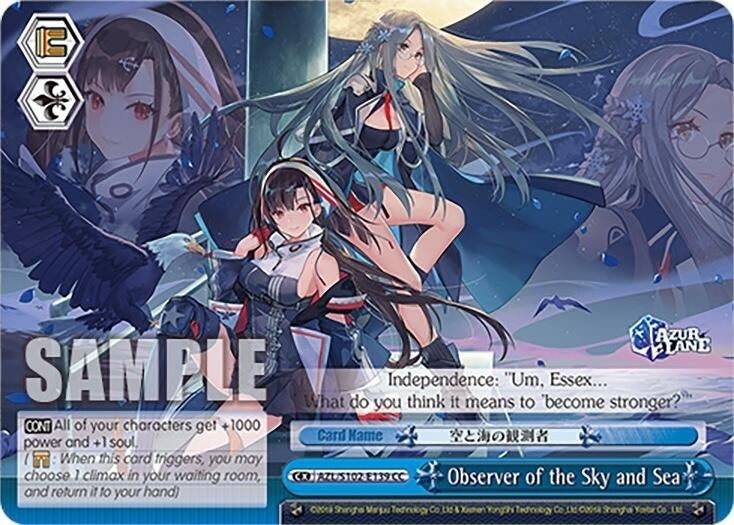 Image for Observer of the Sky and Sea (Azur Lane) (AZL/S102-E139 CC) - Weiss Schwarz