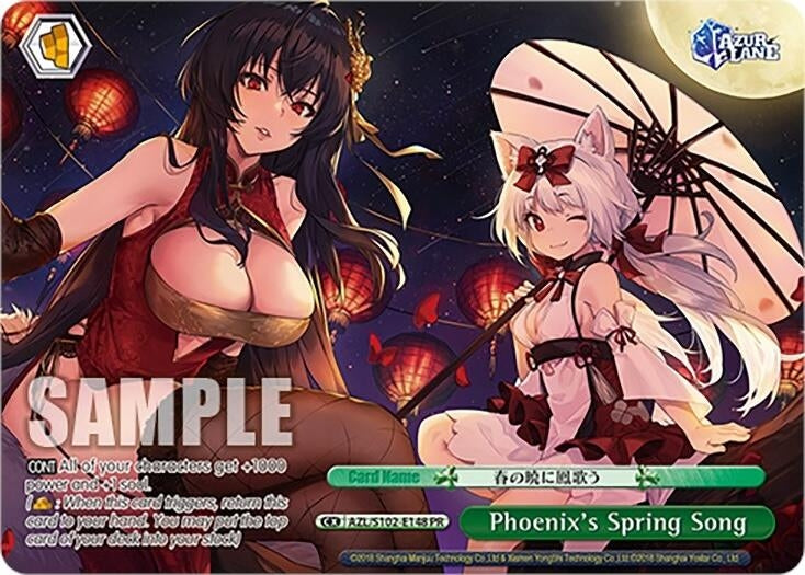 Image for Phoenix's Spring Song (PR) (Azur Lane) (AZL/S102-E148 PR) - Weiss Schwarz