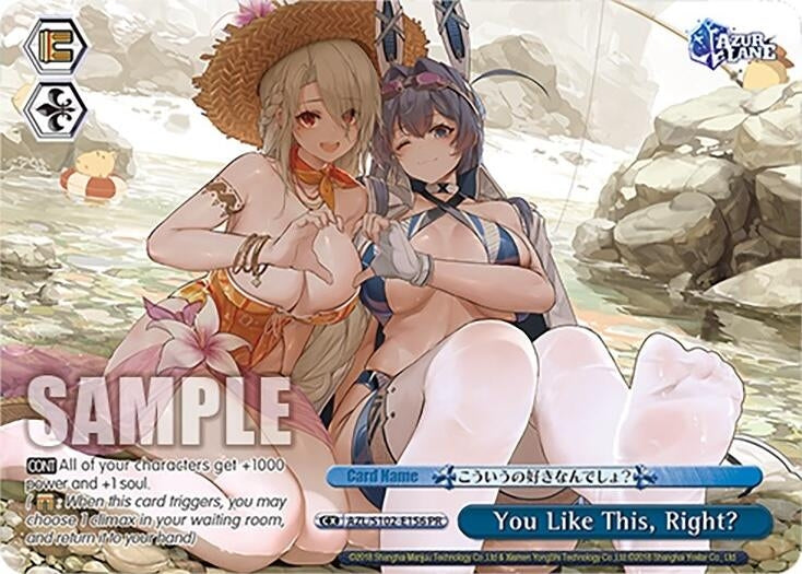 Image for You Like This, Right? (PR) (Azur Lane) (AZL/S102-E156 PR) - Weiss Schwarz