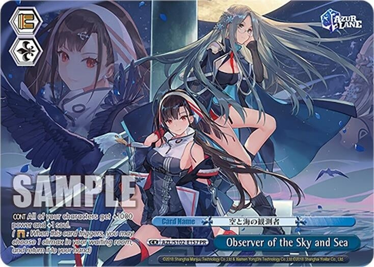 Image for Observer of the Sky and Sea (PR) (Azur Lane) (AZL/S102-E157 PR) - Weiss Schwarz