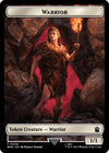 Image for Warrior // Dinosaur Double-Sided Token (Universes Beyond: Doctor Who) (9 // 20) - Magic: The Gathering