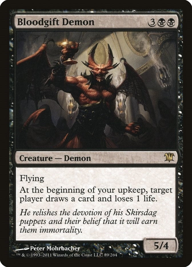 Image for Bloodgift Demon (Innistrad) (89) - Magic: The Gathering
