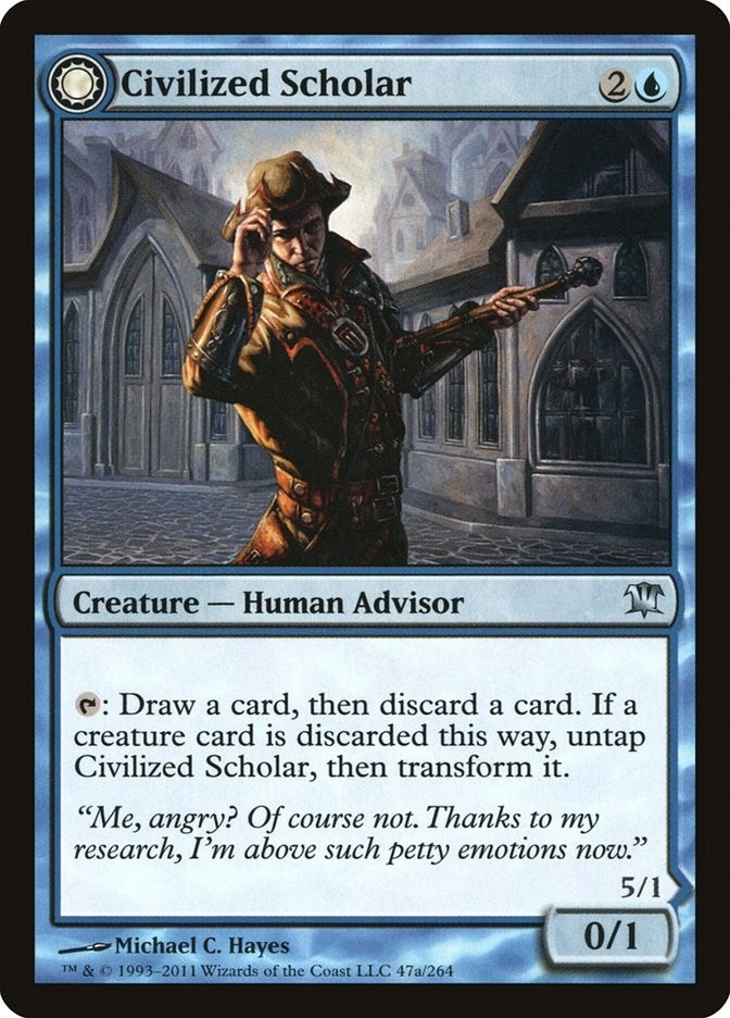 Image for Civilized Scholar (Innistrad) (47) - Magic: The Gathering