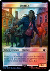Image for Human (0038) // Clue (0055) Double-Sided Token (Surge Foil) (Universes Beyond: Doctor Who) (38 // 55) - Magic: The Gathering