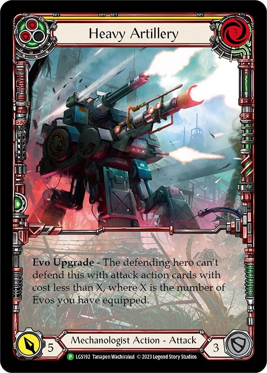 Image for Heavy Artillery (Yellow) - LGS192 (Flesh and Blood: Promo Cards) (LGS192) - Flesh and Blood TCG
