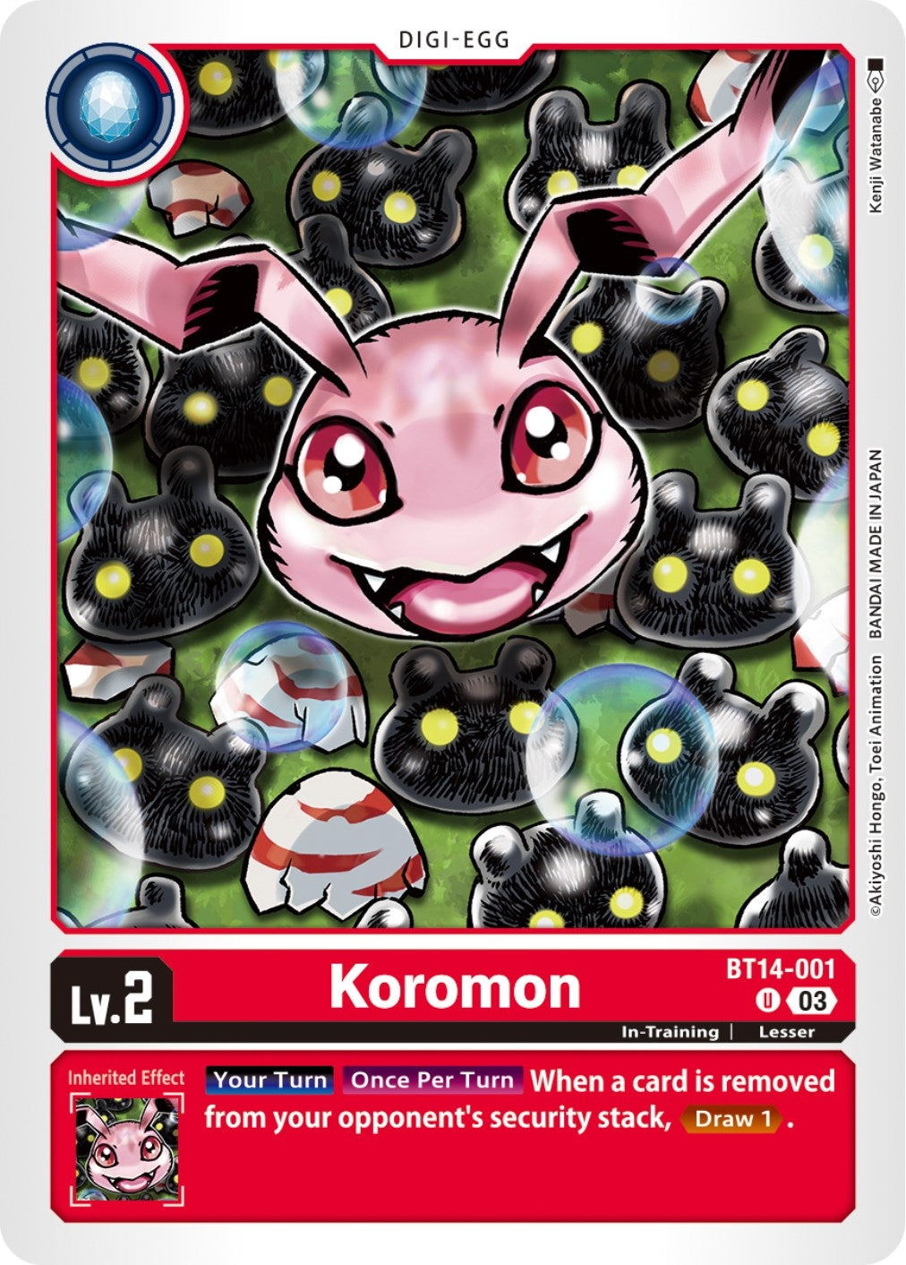 Image for Koromon (BT14) (14001)