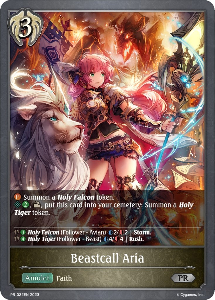 Image for Beastcall Aria (Shadowverse: Evolve Promo Cards) (PR-032EN) - Shadowverse: Evolve