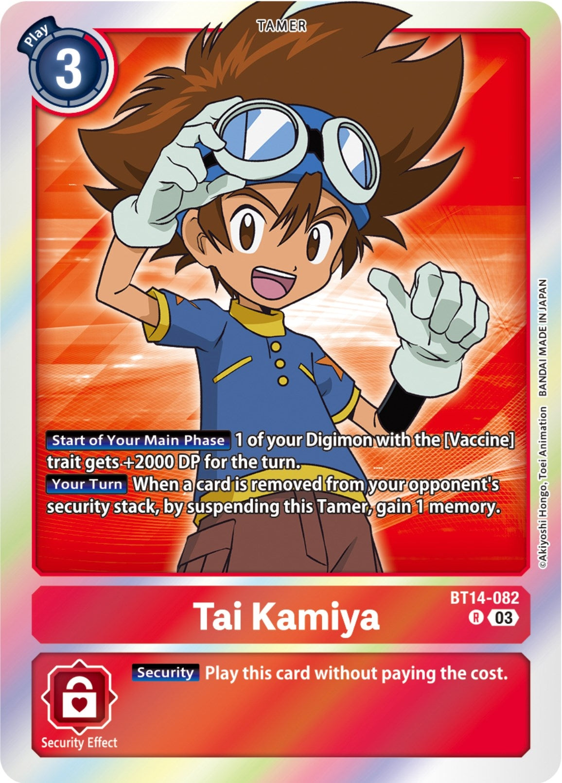 Image for Tai Kamiya (BT14) (14082)